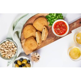 Rissóis mit Garnelen – portugiesische Krokette mit Garnelen, Wooly Pâtisserie Brüssel