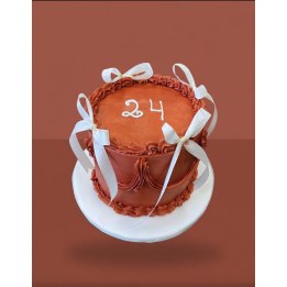 Red velvet verjaardagstaart