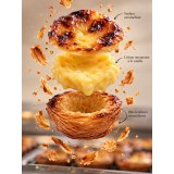 Три шари pastel de nata, перед піччю