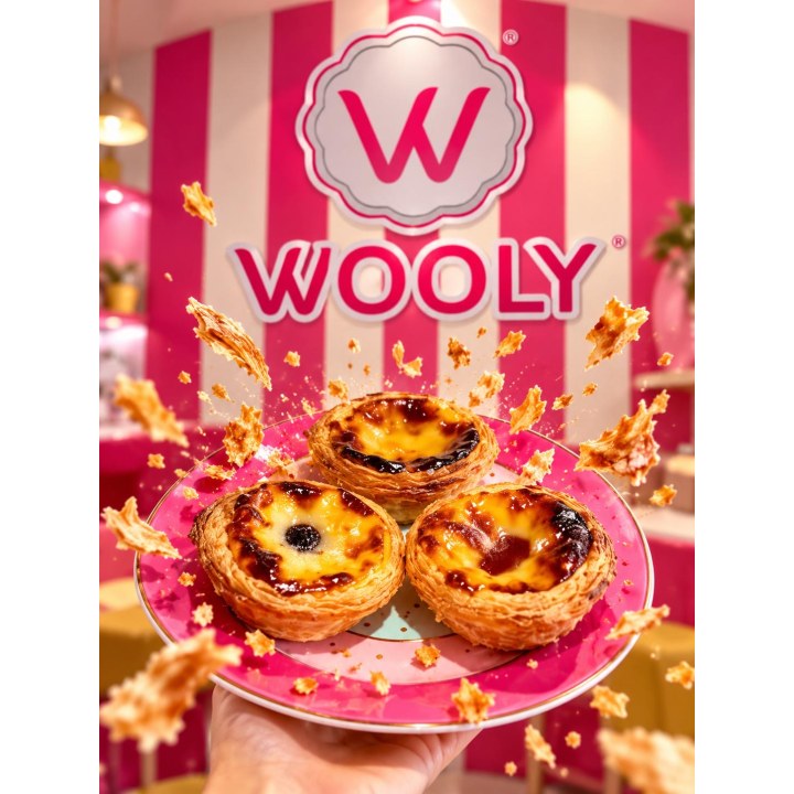 Pastéis de Nata, serviert bei Wooly Pâtisserie