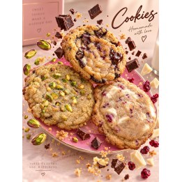 Homemade half-baked cookies at Wooly