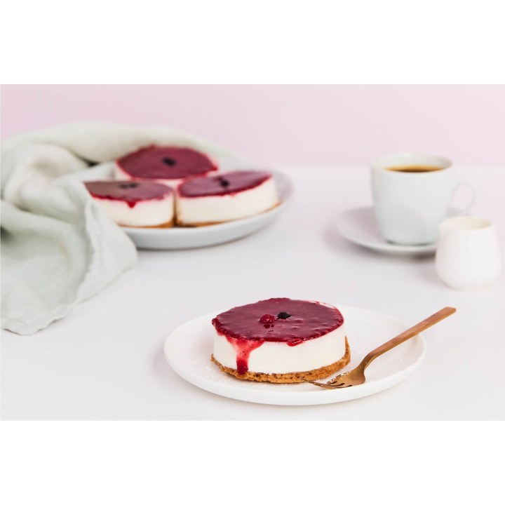 Käsekuchen mit roten Früchten, hausgemacht, Wooly Pâtisserie Brüssel