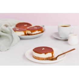 Gezouten Karamelcheesecake – Ambachtelijk dessert, Wooly Banketbakkerij Brussel