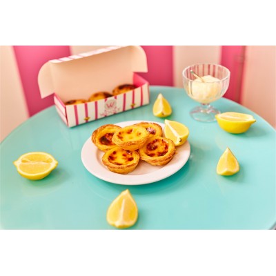 Pastel de Nata artisanal – Pâte feuilletée croustillante, crème vanille caramélisée, Wooly Pâtisserie Bruxelles