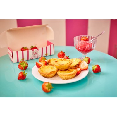 Pastel de Nata artisanal – Pâte feuilletée croustillante, crème vanille caramélisée, Wooly Pâtisserie Bruxelles