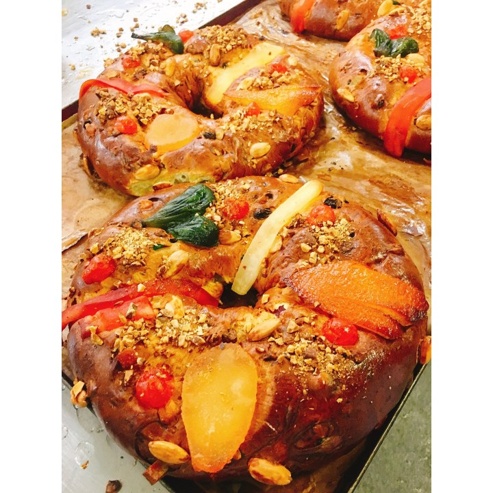 Bolo Rei – portugiesischer Königskuchen mit kandierten Früchten, Wooly Pâtisserie Brüssel