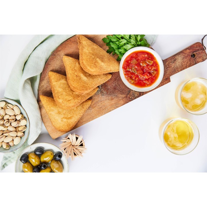 Rissóis mit Spanferkel – portugiesische Krokette mit Spanferkel, Wooly Pâtisserie Brüssel