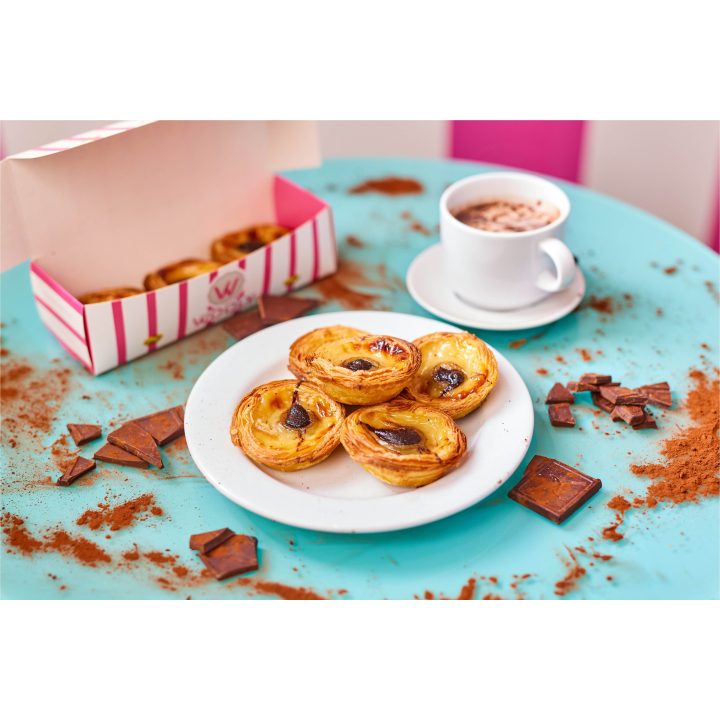 Pastel de Nata Salé – Mini quiche feuilletée portugaise, Wooly Pâtisserie Bruxelles