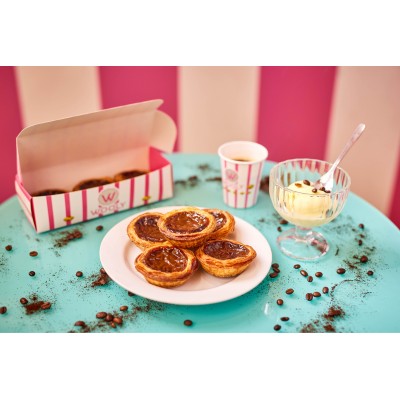 Pastel de Nata Salé – Mini quiche feuilletée portugaise, Wooly Pâtisserie Bruxelles