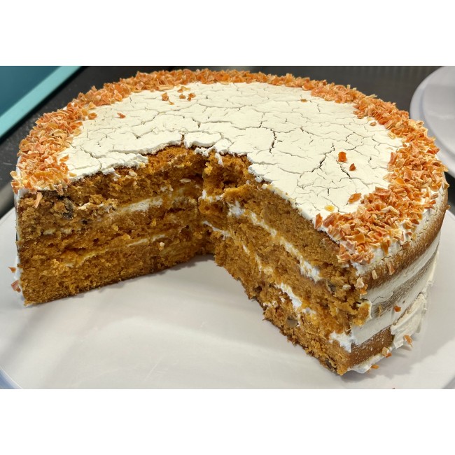 Wortel- en Notentaart – Sappige ambachtelijke cake, Wooly Banketbakkerij Brussel