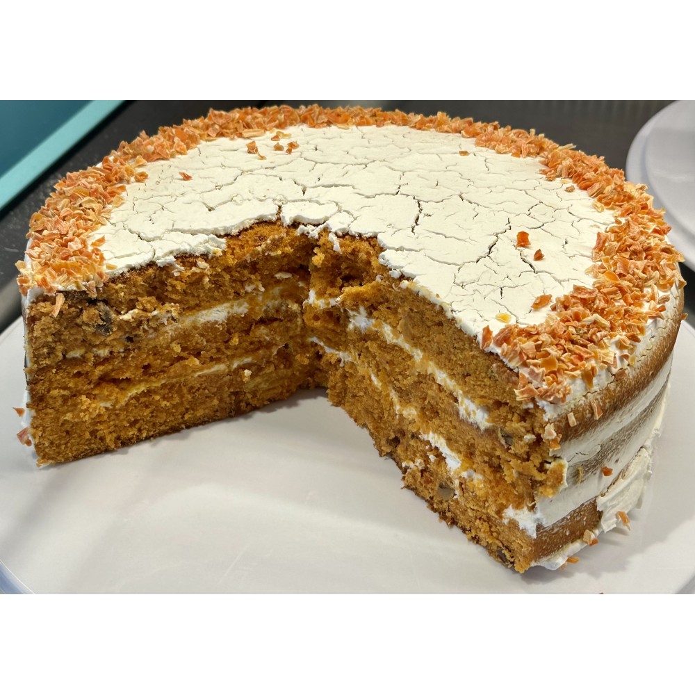 Gâteau Carotte et Noix – Gâteau moelleux artisanal, Wooly Pâtisserie Bruxelles